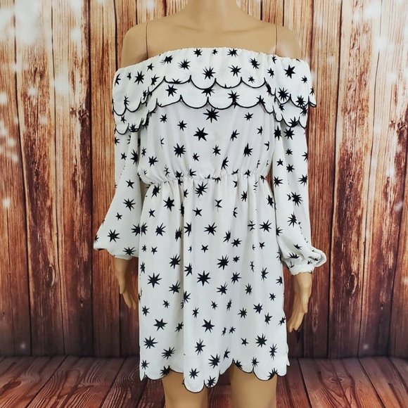 Topshop Dresses & Skirts - Topshop Stars Off The Shoulders Dress